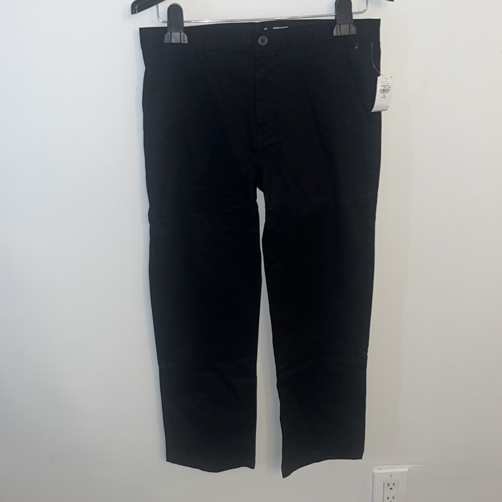 NWT Old Navy Black Straight Pants boys size 12